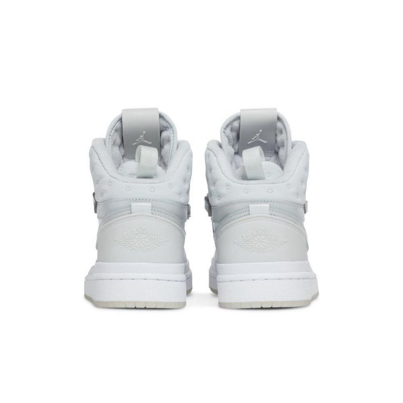 Air Jordan 1 Acclimate Hvit Grå Damesko