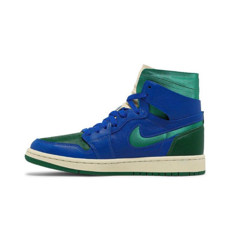 Air Jordan 1 Aleali May Høy Zoom Komfort Blå Grønne Damesko