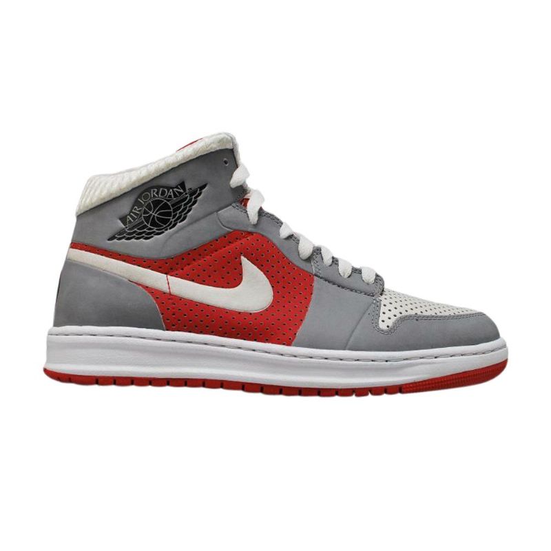 Air Jordan 1 Alpha Id Grå Rød Hvit Herresko