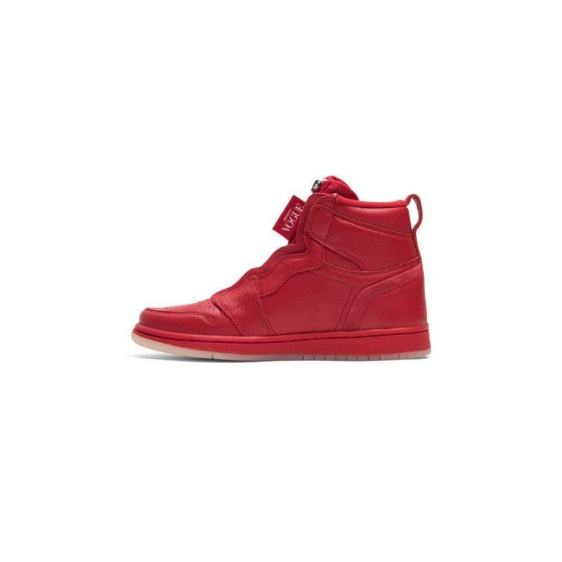 Air Jordan 1 Anna Wintour Retro High Zip Røde Damesko