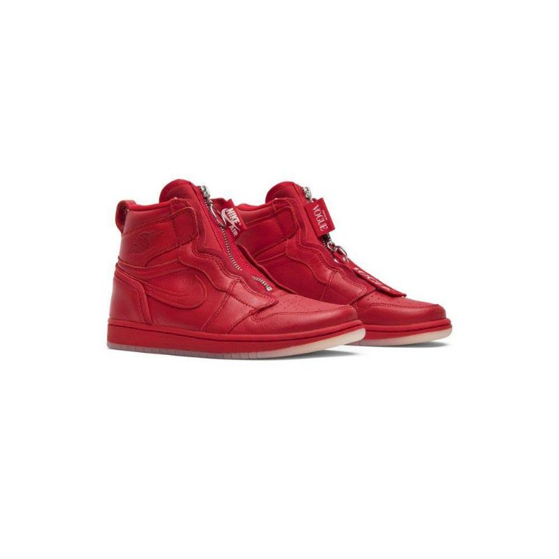 Air Jordan 1 Anna Wintour Retro High Zip Røde Damesko