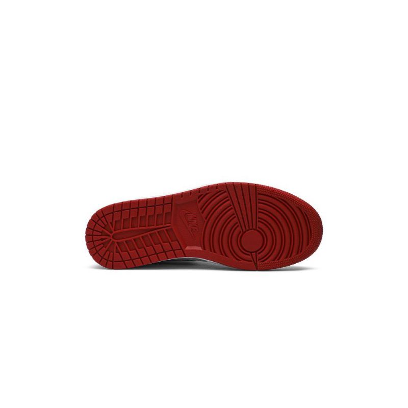 Air Jordan 1 Clot Mid Hvit Svart Rød Herresko