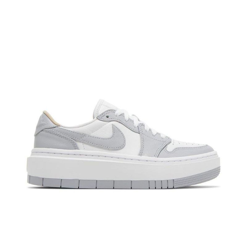 Air Jordan 1 Elevate Lav Hvit Grå Damesko