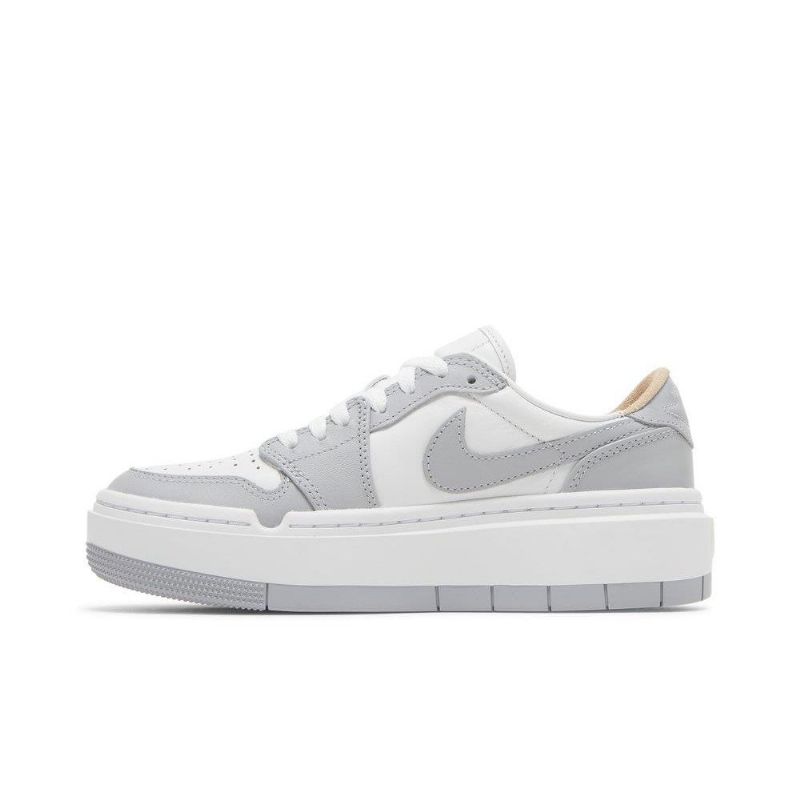 Air Jordan 1 Elevate Lav Hvit Grå Damesko