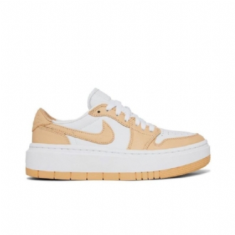 Air Jordan 1 Elevate Low Hvit Brun Damesko