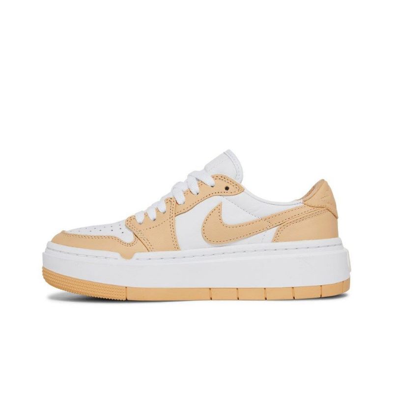 Air Jordan 1 Elevate Low Hvit Brun Damesko