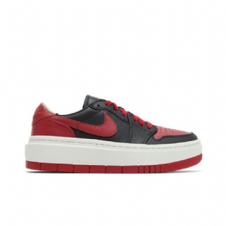 Air Jordan 1 Elevate Low Se Rød Svart Hvit Damesko