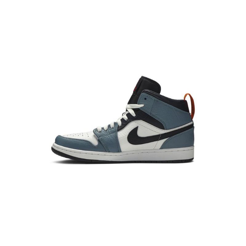 Air Jordan 1 Facetasm Mid Hvit Blå Svart Herresko