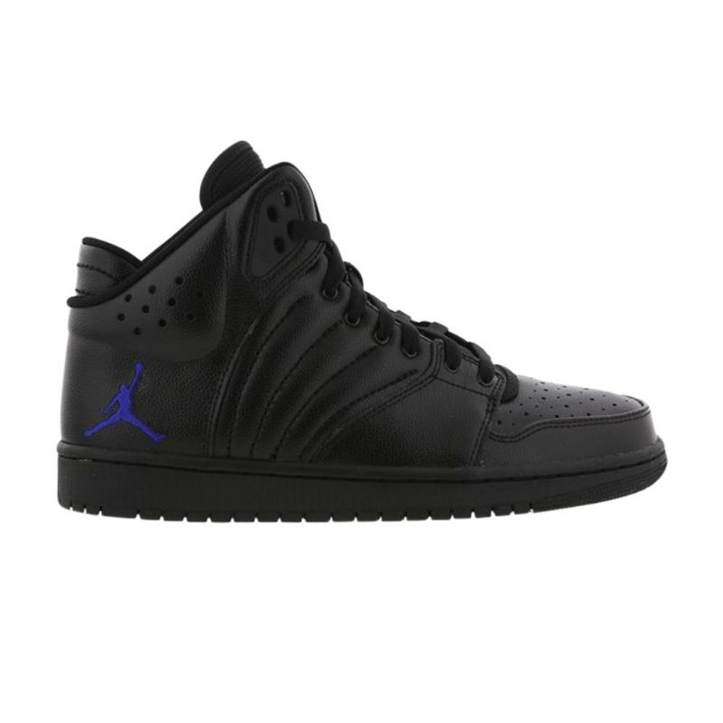 Air Jordan 1 Flight 4 Svart Blå Herresko