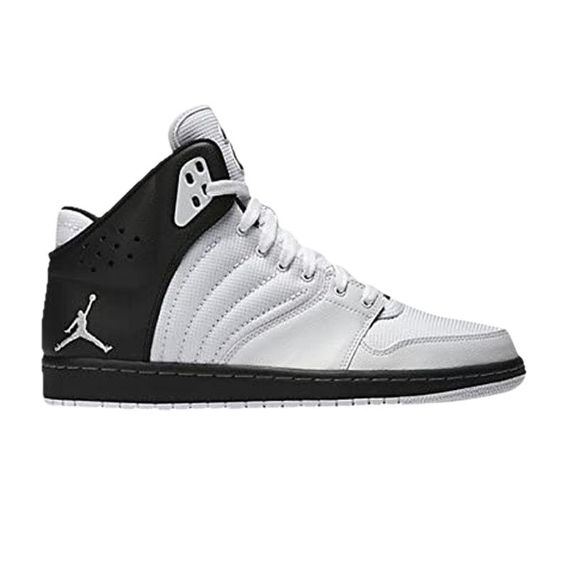 Air Jordan 1 Flight 4 Svart Grå Herresko