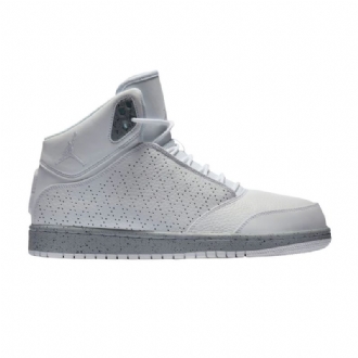 Air Jordan 1 Flight 5 Hvit Grå Herresko