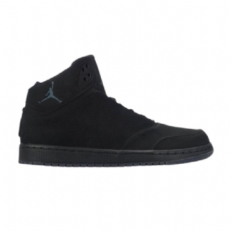 Air Jordan 1 Flight 5 Premium Svart Grå Herresko