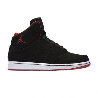 Air Jordan 1 Flight 5 Premium Svart Rød Hvit Herresko