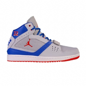 Air Jordan 1 Flight Strap Pe Grå Blå Rød Herresko