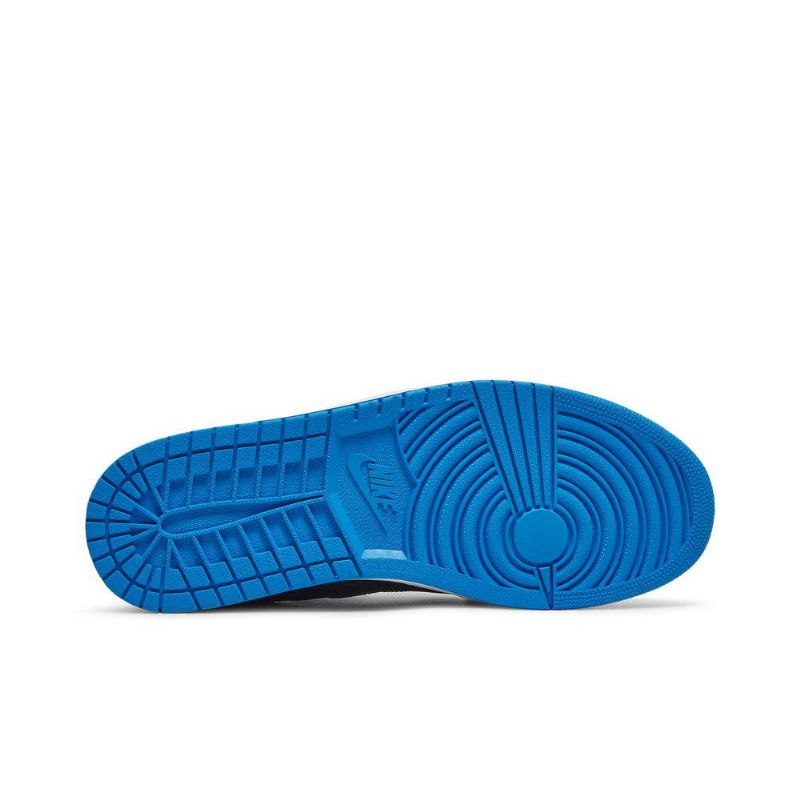 Air Jordan 1 Flight Strap Svart Gull Oransje Blå Herresko