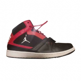 Air Jordan 1 Flight Strap Svart Rød Hvit Herresko