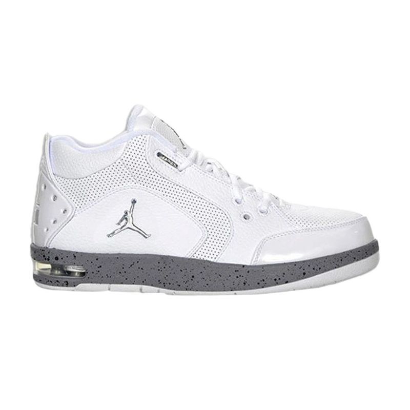 Air Jordan 1 Fund 5/8th Hvit Grå Herresko