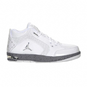 Air Jordan 1 Fund 5/8th Hvit Grå Herresko