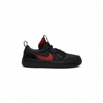 Air Jordan 1 Ghetto Gastro Low React Svart Rød Grønn Herresko