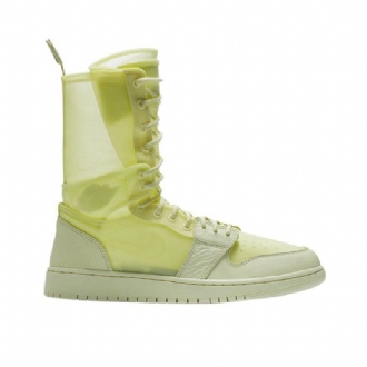 Air Jordan 1 Gulgrønne Damesko