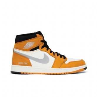 Air Jordan 1 High Element Gore-tex Brun Hvit Svart Grå Herresko