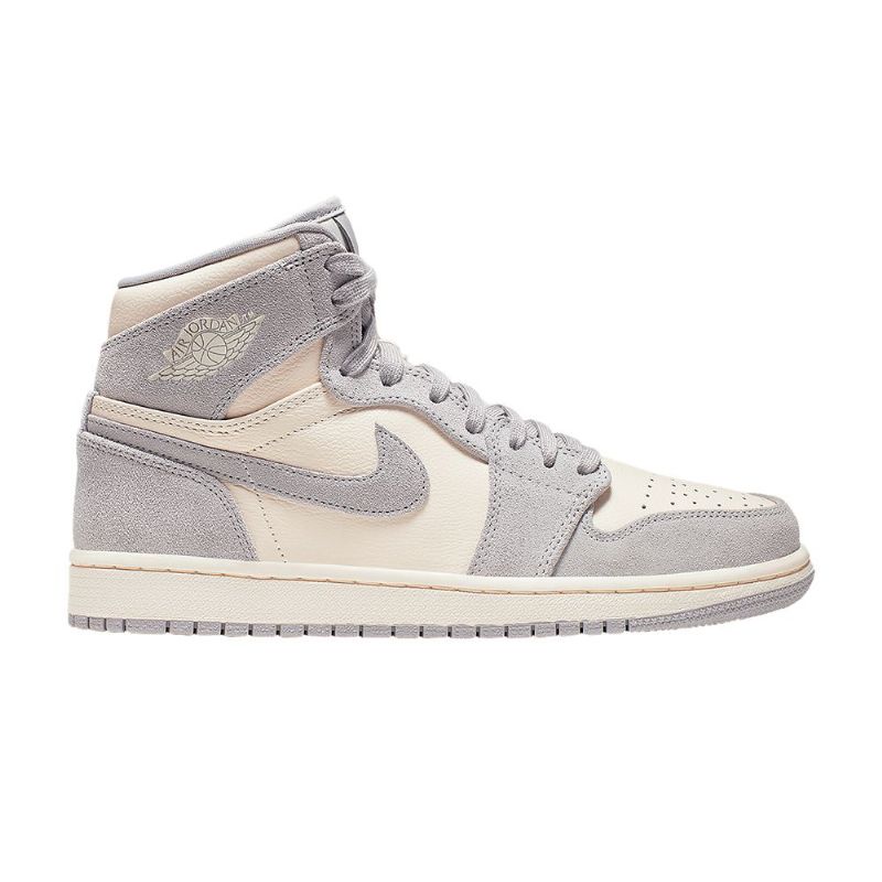 Air Jordan 1 High Premium Hvit Grå Damesko
