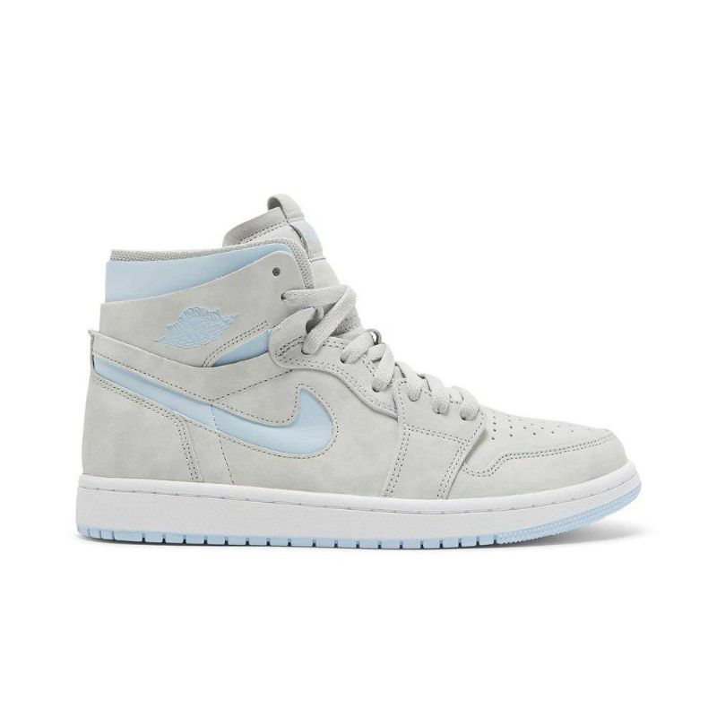 Air Jordan 1 High Zoom Comfort Gråblå Damesko