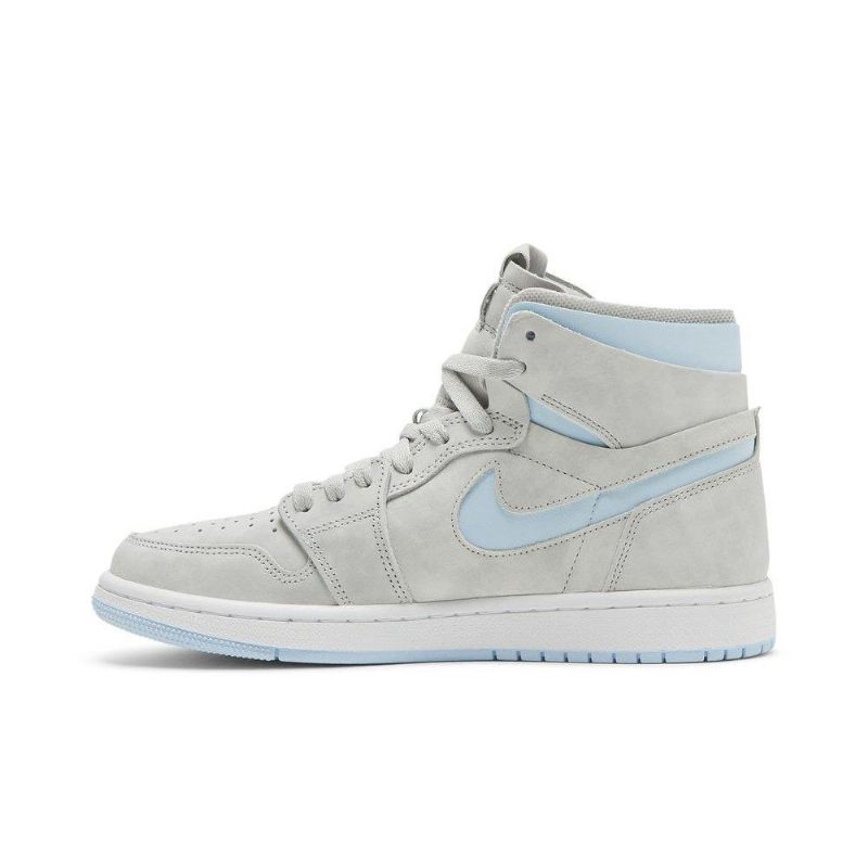 Air Jordan 1 High Zoom Comfort Gråblå Damesko