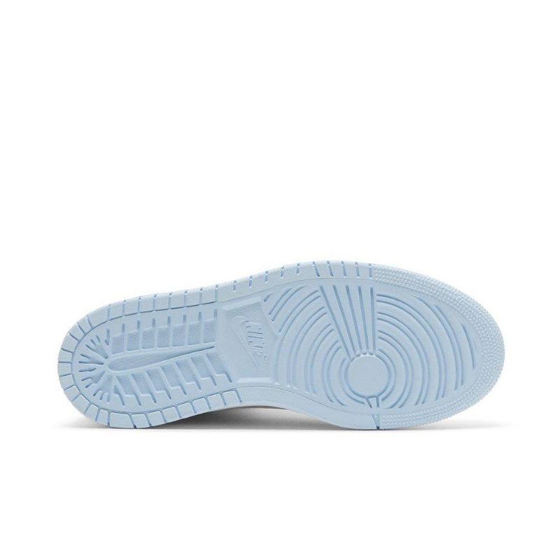 Air Jordan 1 High Zoom Comfort Gråblå Damesko