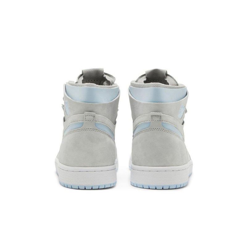 Air Jordan 1 High Zoom Comfort Gråblå Damesko