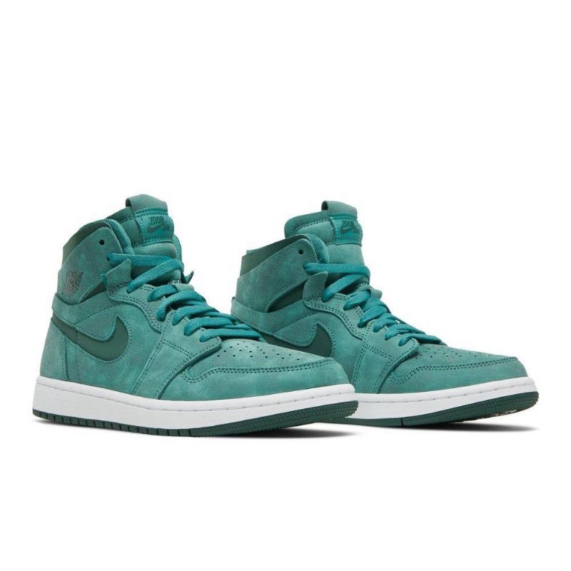Air Jordan 1 High Zoom Comfort Grønn Hvit Damesko