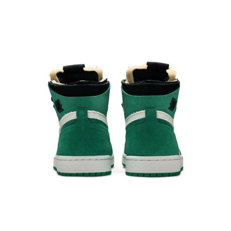 Air Jordan 1 High Zoom Comfort Grønn Hvit Svart Damesko