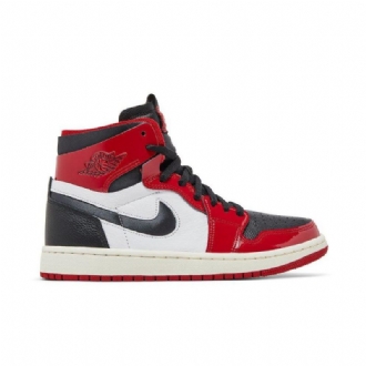 Air Jordan 1 High Zoom Comfort Rød Hvit Svart Damesko