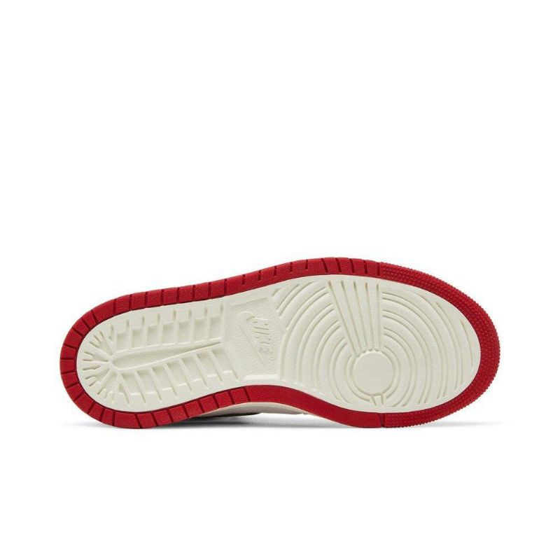 Air Jordan 1 High Zoom Comfort Rød Hvit Svart Damesko