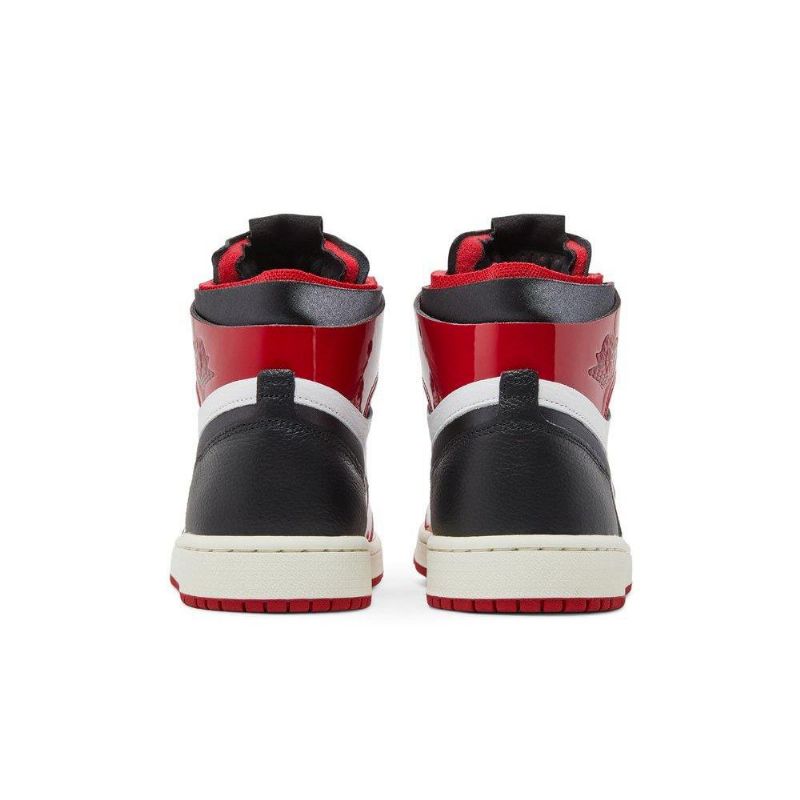 Air Jordan 1 High Zoom Comfort Rød Hvit Svart Damesko