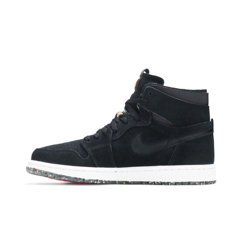 Air Jordan 1 High Zoom Comfort Svart Lilla Herresko