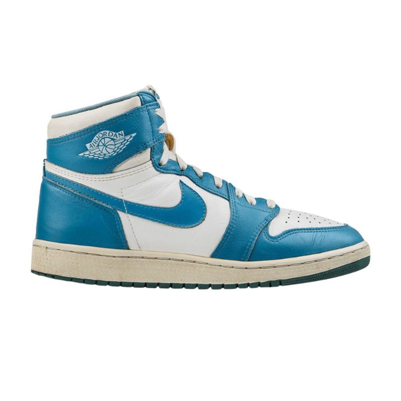 Air Jordan 1 Høy Hvit Blå Herresko