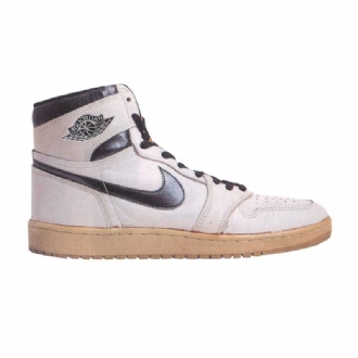 Air Jordan 1 Høy Hvit Svart Herresko