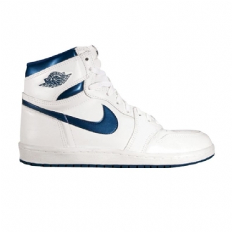 Air Jordan 1 Høy Og Hvit Blå Herresko