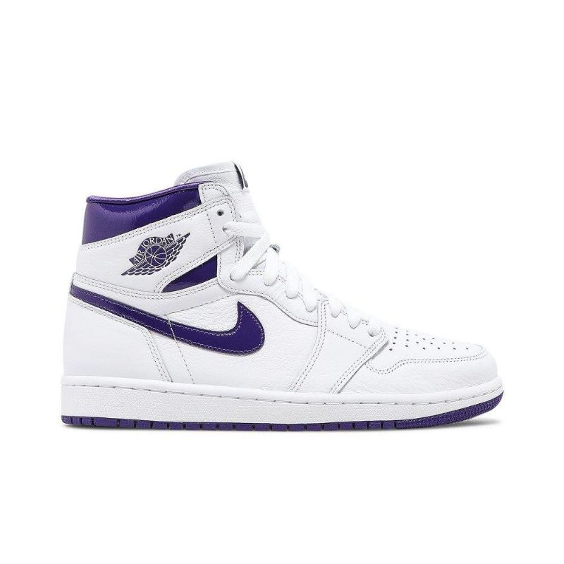 Air Jordan 1 Høy Og Hvit Lilla Damesko