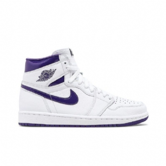 Air Jordan 1 Høy Og Hvit Lilla Damesko