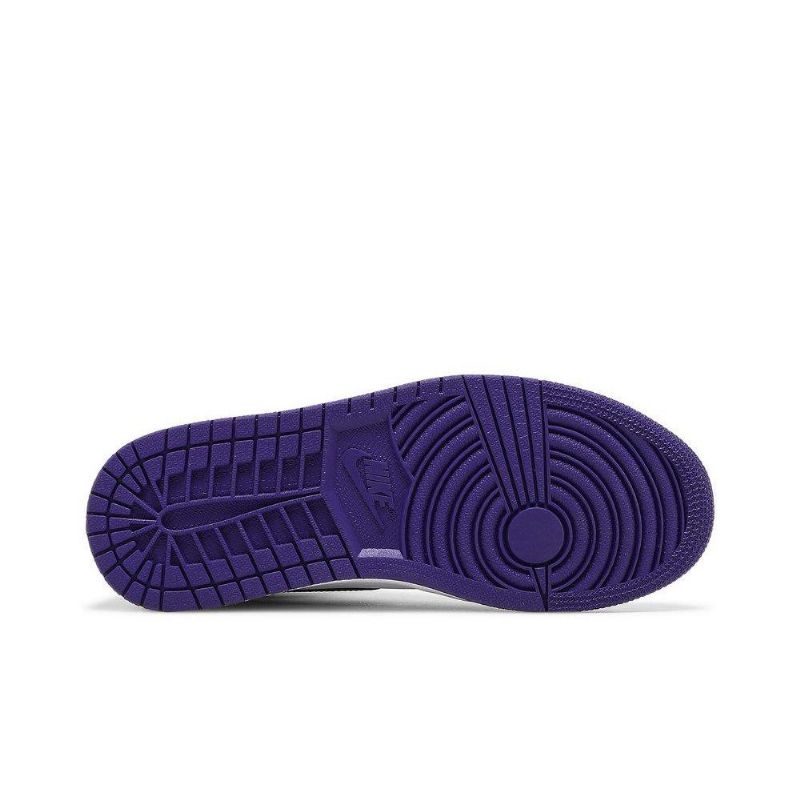 Air Jordan 1 Høy Og Hvit Lilla Damesko