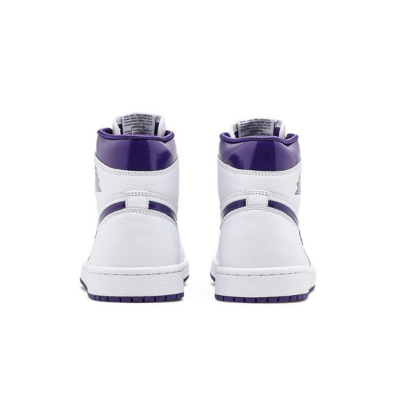 Air Jordan 1 Høy Og Hvit Lilla Damesko