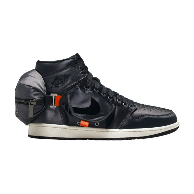 Air Jordan 1 Høy Og Svart Grå Hvit Herresko