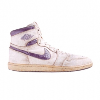 Air Jordan 1 Høy Rosa Lilla Herresko