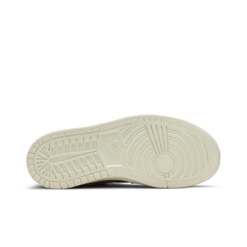 Air Jordan 1 Høy Zoom Brun Svart Beige Damesko
