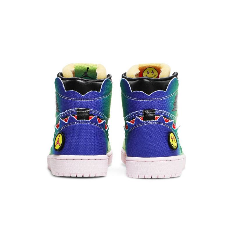 Air Jordan 1 J. Balvin Retro Og Høye Flerfargede Herresko