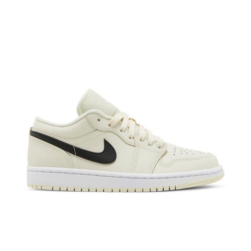Air Jordan 1 Lav Beige Svarte Damesko