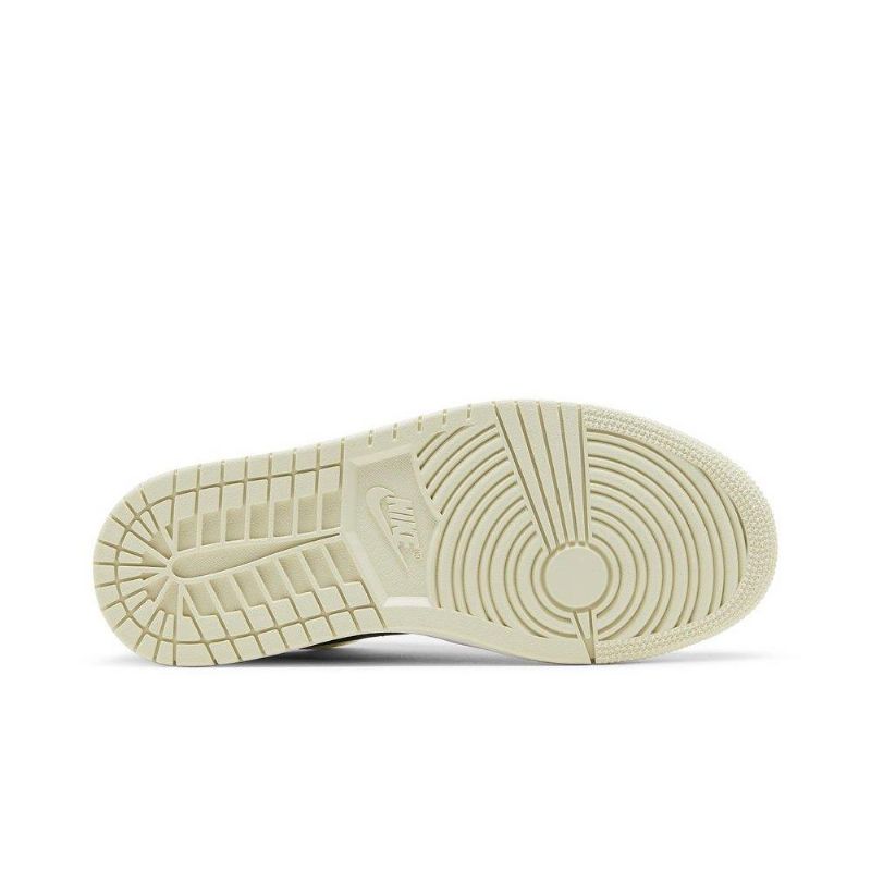 Air Jordan 1 Lav Beige Svarte Damesko