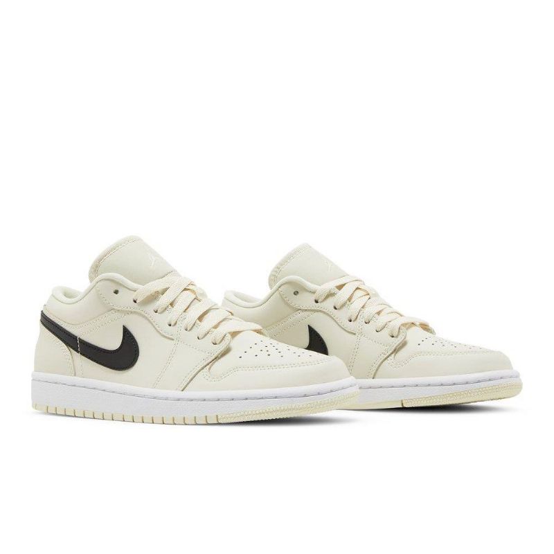 Air Jordan 1 Lav Beige Svarte Damesko